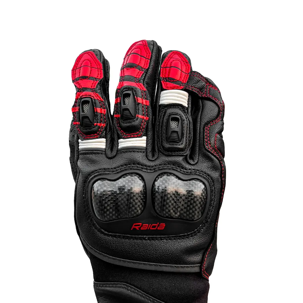 Raida AeroPrix Carbon Edition Gloves | Red - Image 5