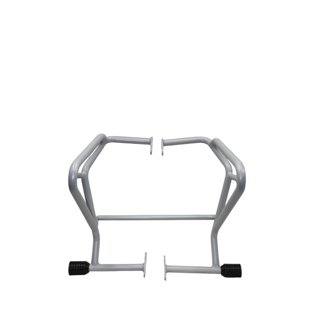 CRASH GUARD (SILVER) WITH DUAL SLIDERS FOR V STROM - Image 3