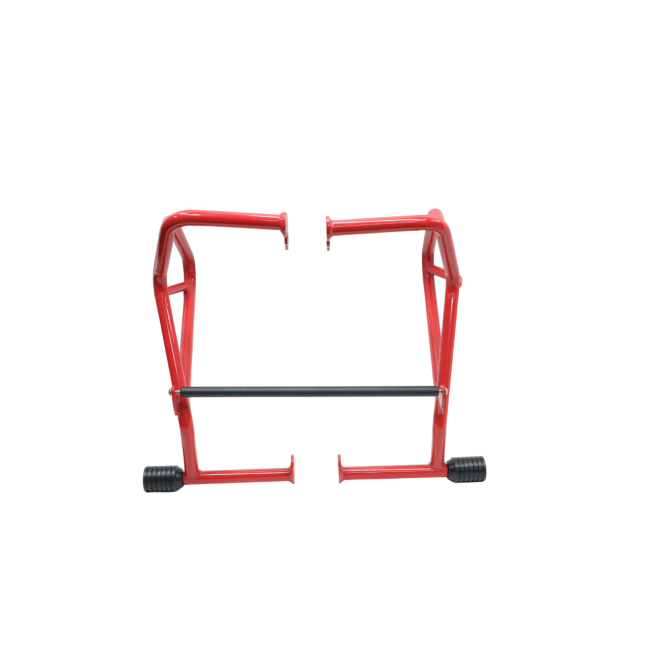 CRASH GUARD (RED) WITH DUAL SLIDERS FOR V STROM - Image 4