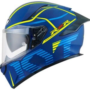 KYT R2R PRO CONCEPT MATT BLUE YELLOW