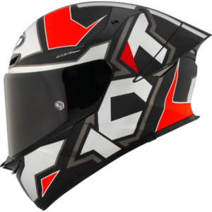 KYT TT-REVO - ELECTRON MATT GREY RED