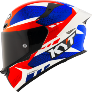 KYT TT-REVO - GEAR BLUE RED