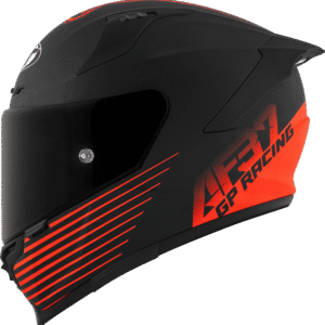 KYT Striker AF37 Livery Matt Black Red