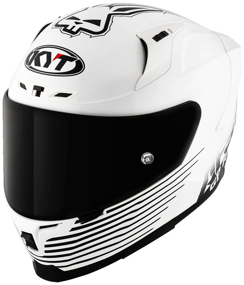 KYT Striker AF37 Livery White Black - Image 2