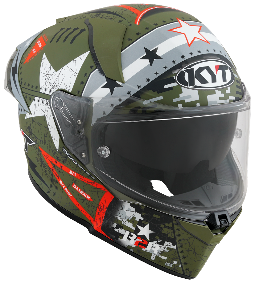 KYT R2R PRO ASSAULT MATT GREEN ARMY - Image 2