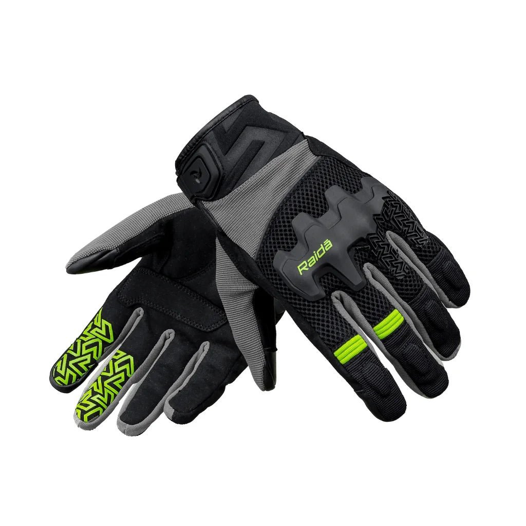Raida Drift Motorcycle Gloves | Red - Image 2