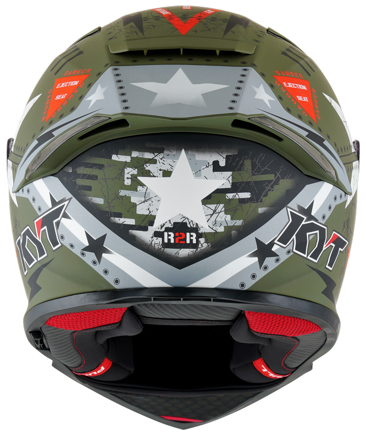 KYT R2R PRO ASSAULT MATT GREEN ARMY - Image 3
