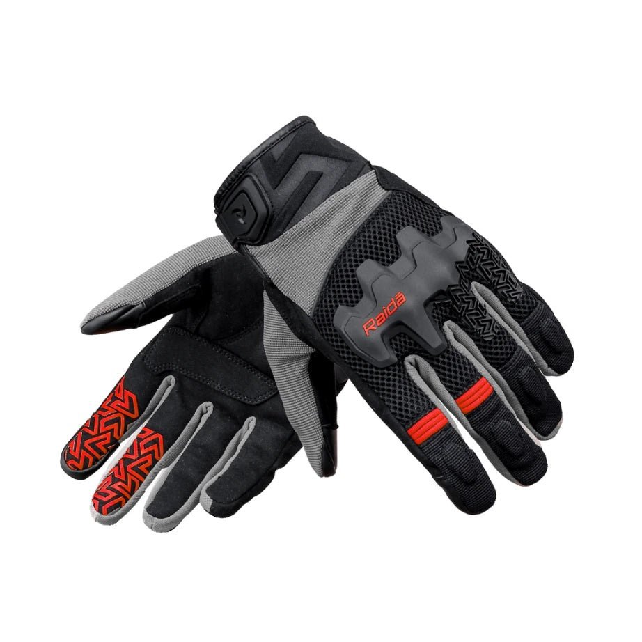 Raida Drift Motorcycle Gloves Black - Image 3