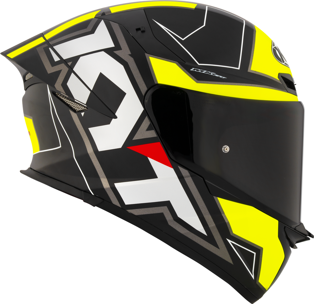 KYT TT-REVO ELECTRON MATT BLACK YELLOW - Image 5
