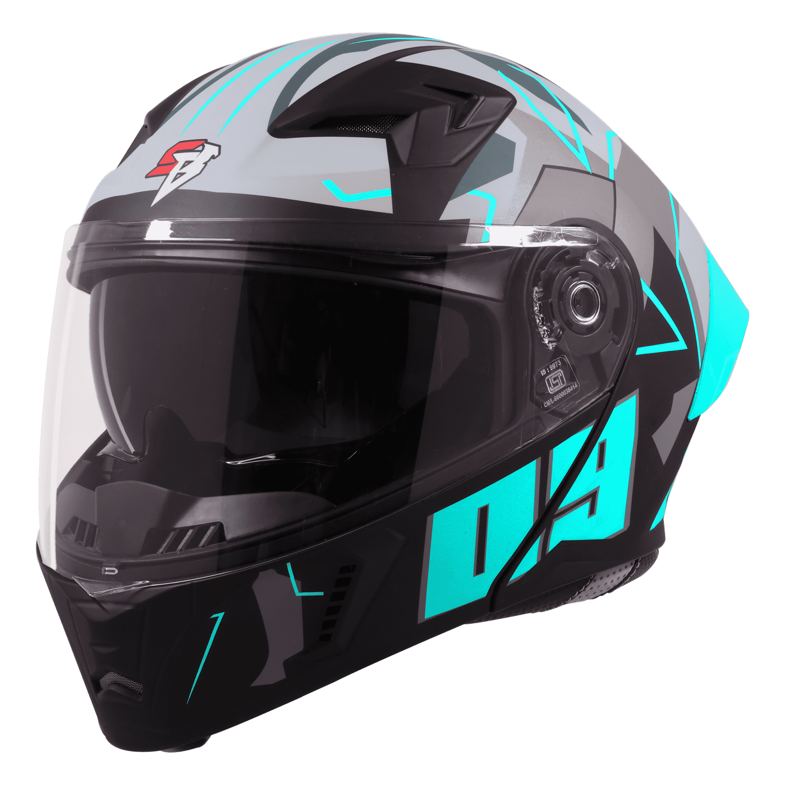 SBA-20 ISS 09 GLOSSY BLACK WITH JAZZ BLUE - Image 3