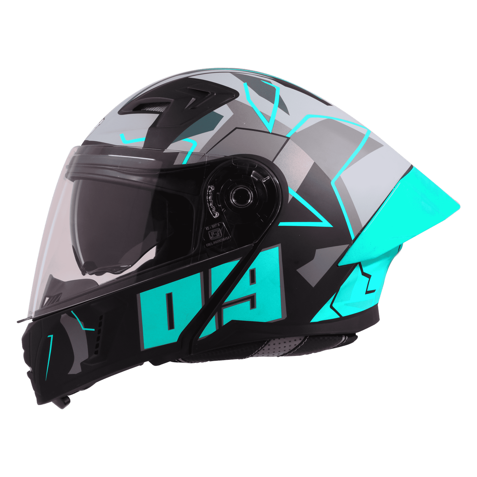 SBA-20 ISS 09 GLOSSY BLACK WITH JAZZ BLUE - Image 4