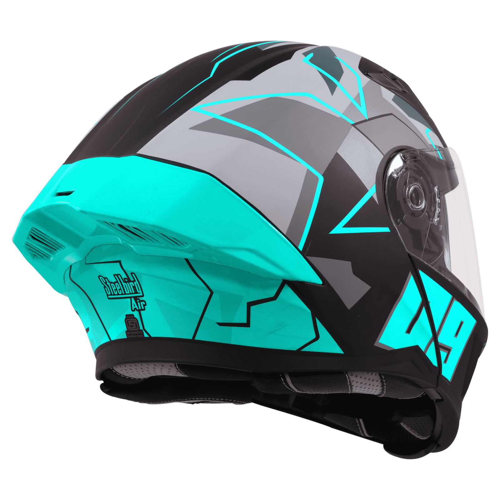 SBA-20 ISS 09 GLOSSY BLACK WITH JAZZ BLUE - Image 5