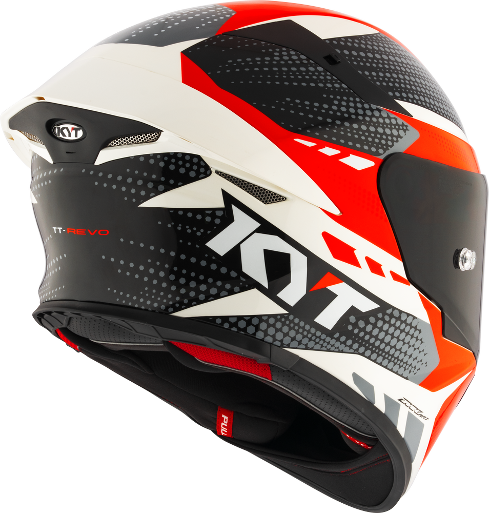 KYT TT-REVO - GEAR BLACK RED - Image 6