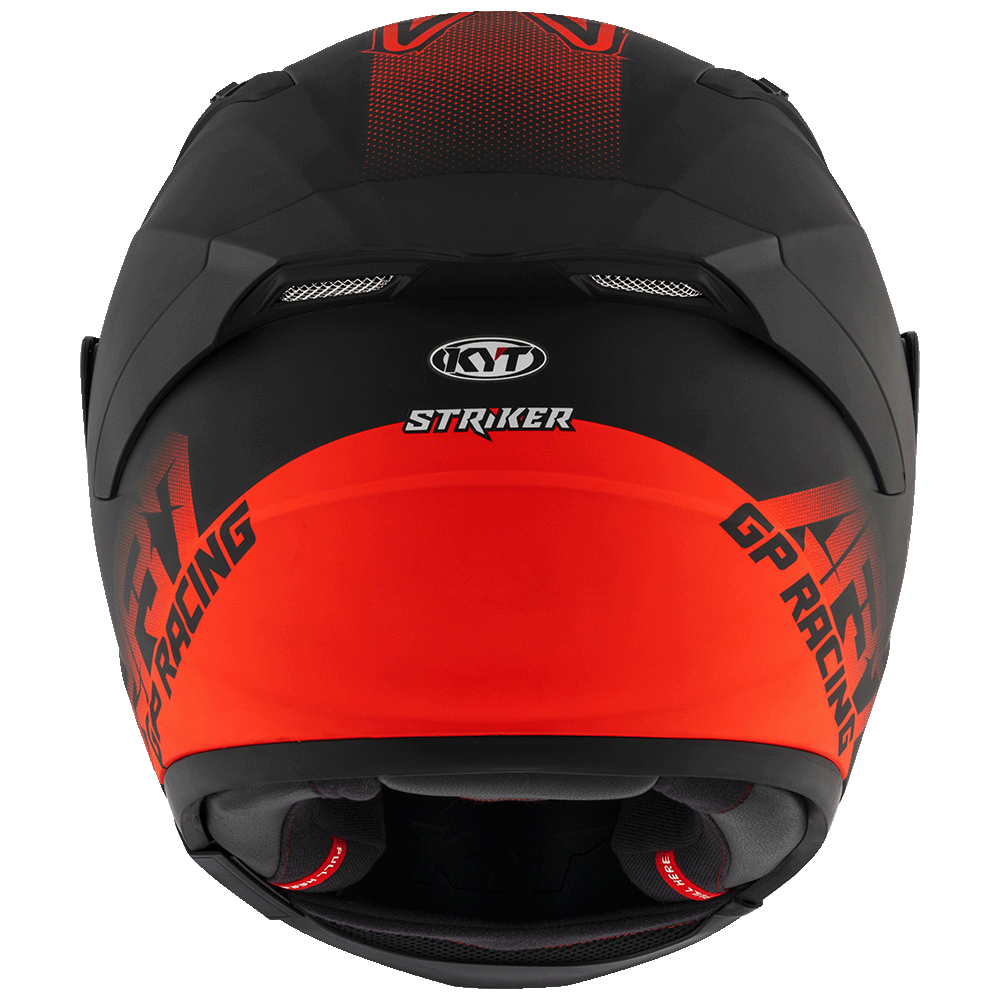 KYT Striker AF37 Livery Matt Black Red - Image 6