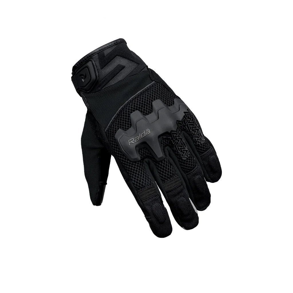 Raida Drift Motorcycle Gloves Black - Image 6