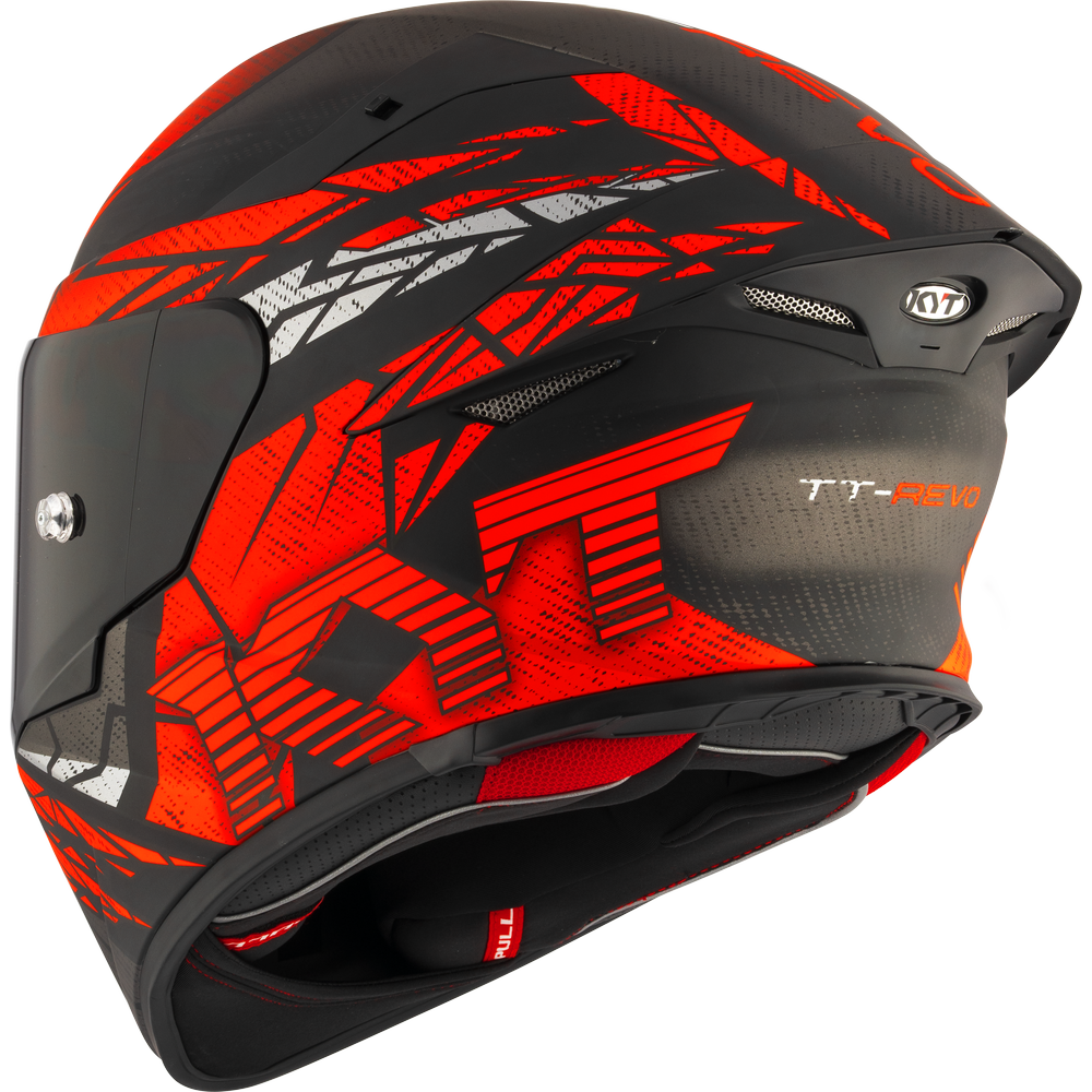 KYT TT-REVO COMBUSTION MATT RED - Image 8