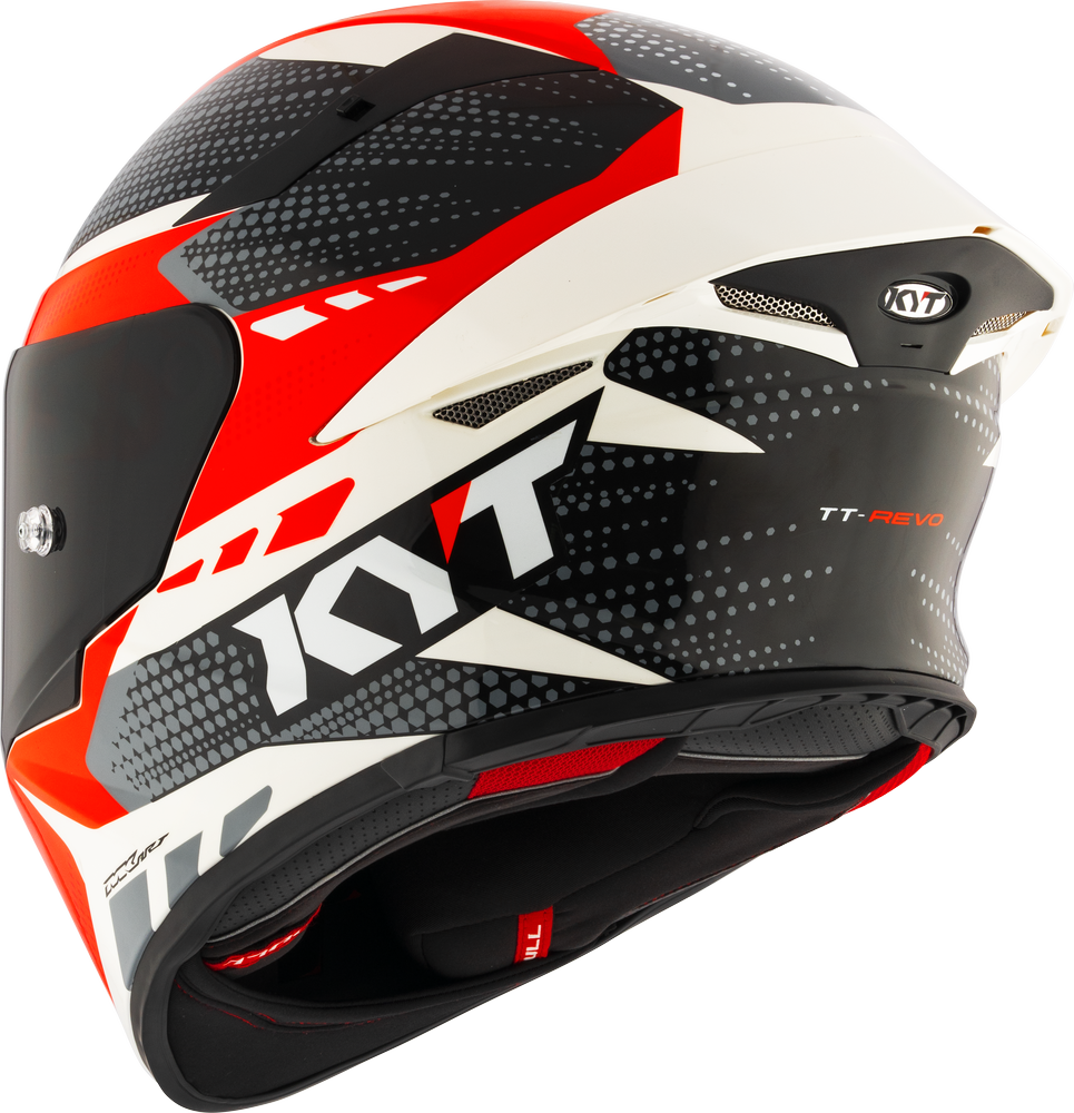 KYT TT-REVO - GEAR BLACK RED - Image 8