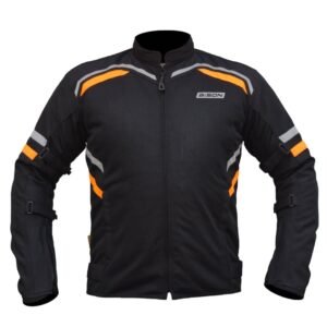 BISON RAPTOR V.2 Ã¢â‚¬â€œ BLACK HI-VIZ ORANGE JACKET