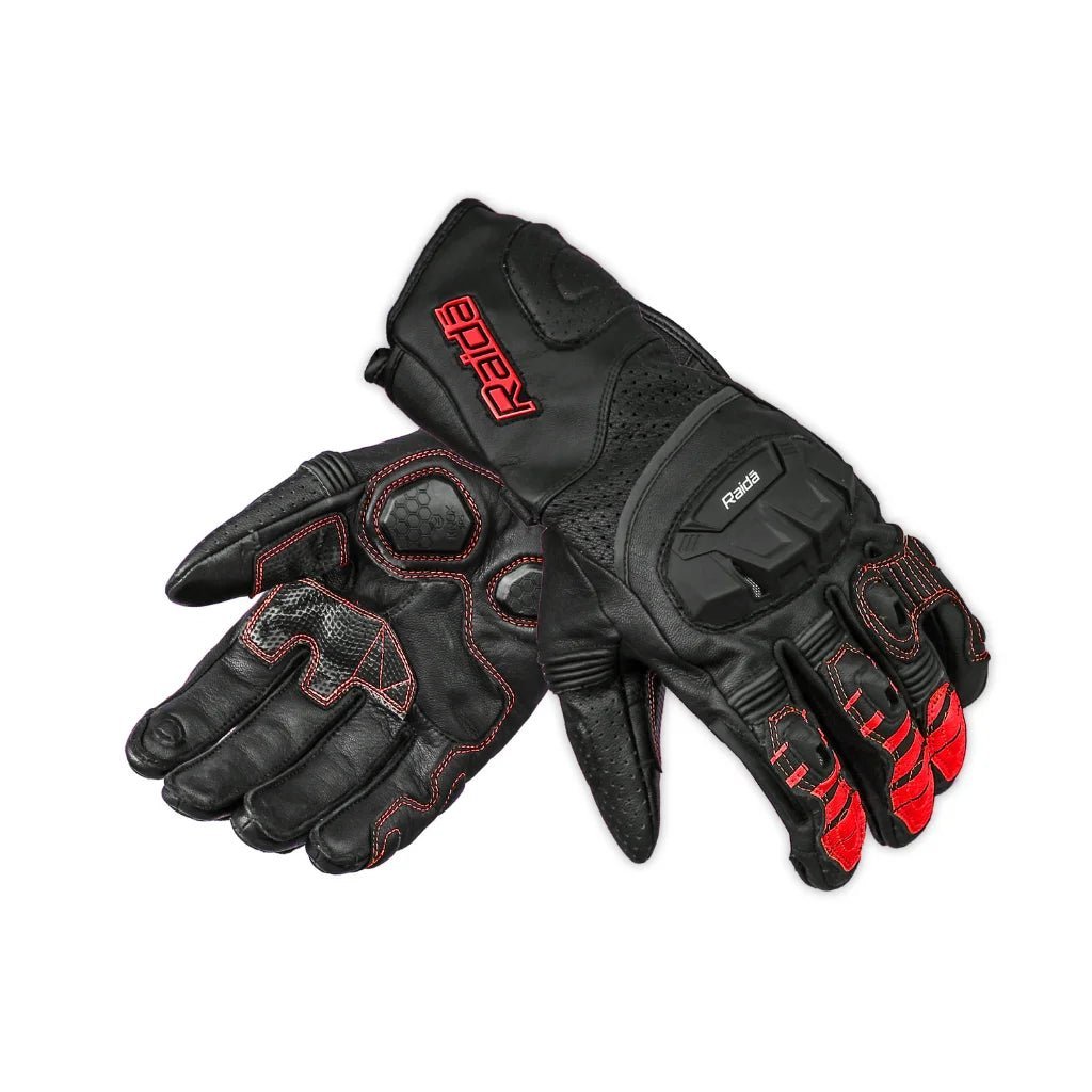 Raida AeroPrix Motorcycle Gloves | Red - Image 2