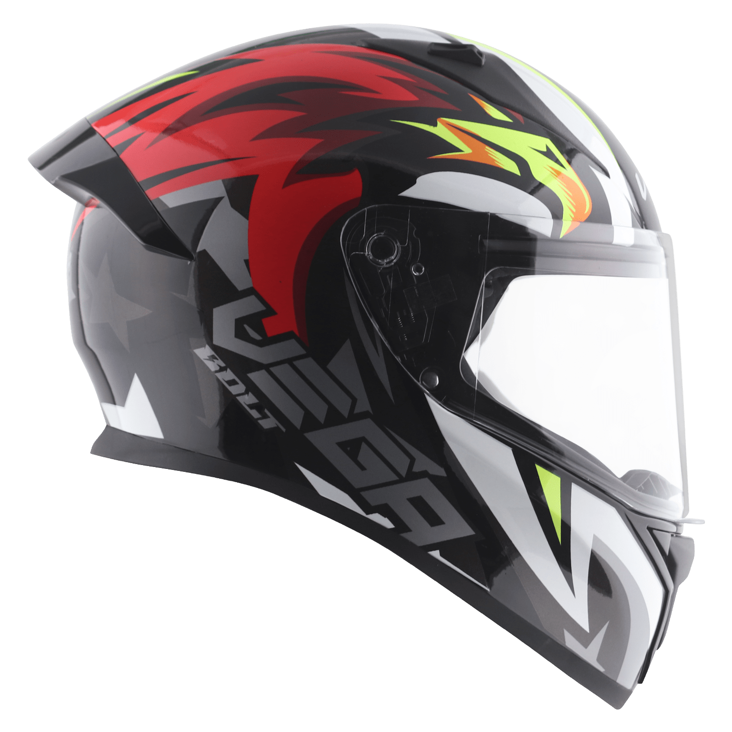 Bolt Speedx Helmet - Black Red - Image 3