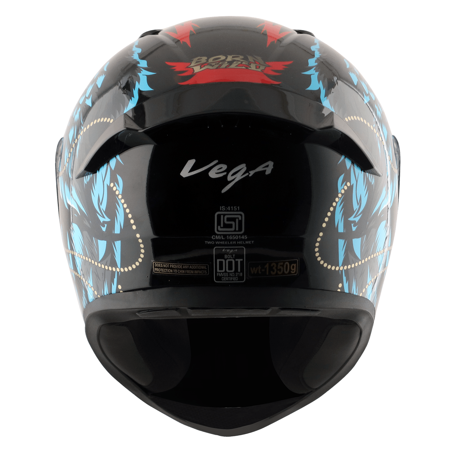 Bolt Wild Helmet - Black Blue - Image 4