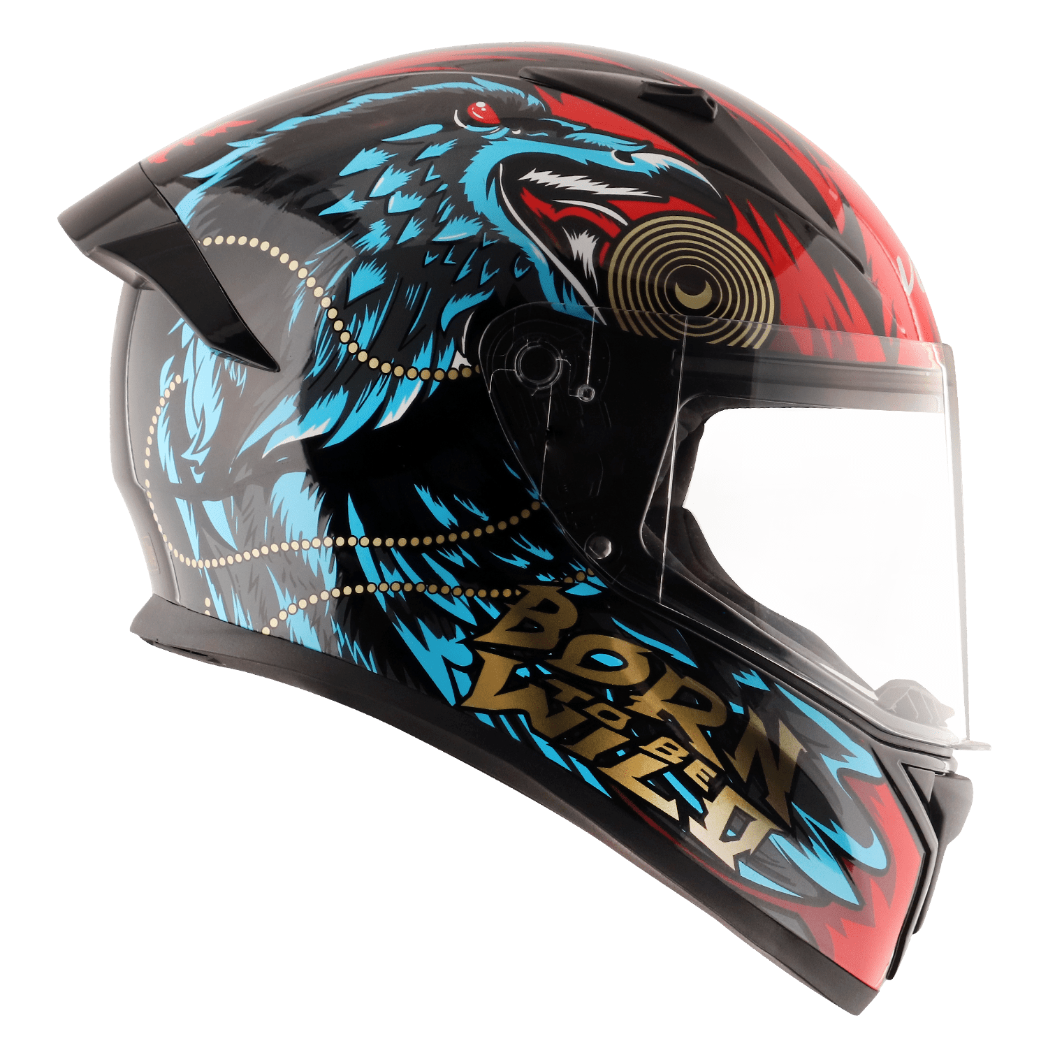 Bolt Wild Helmet - Black Blue - Image 3