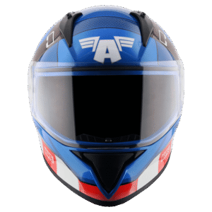 Bolt Marvel Captain America Edition Helmet - Blue Red