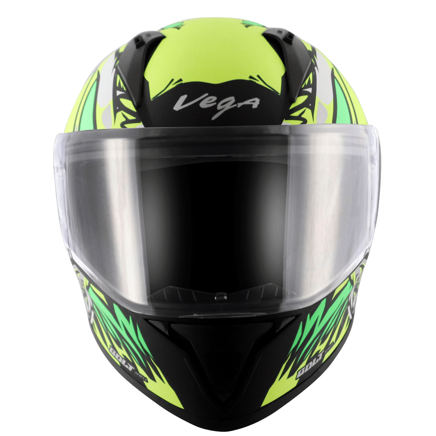 Bolt Bunny Helmet - Dull Black Neon Yellow