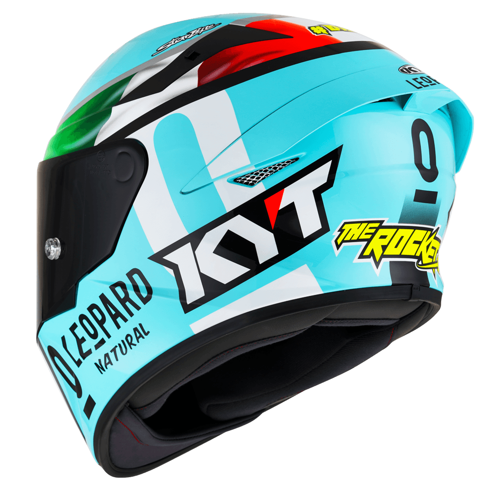 KYT TT-REVO Course Dennis Foggia Replica Helmet - Image 5