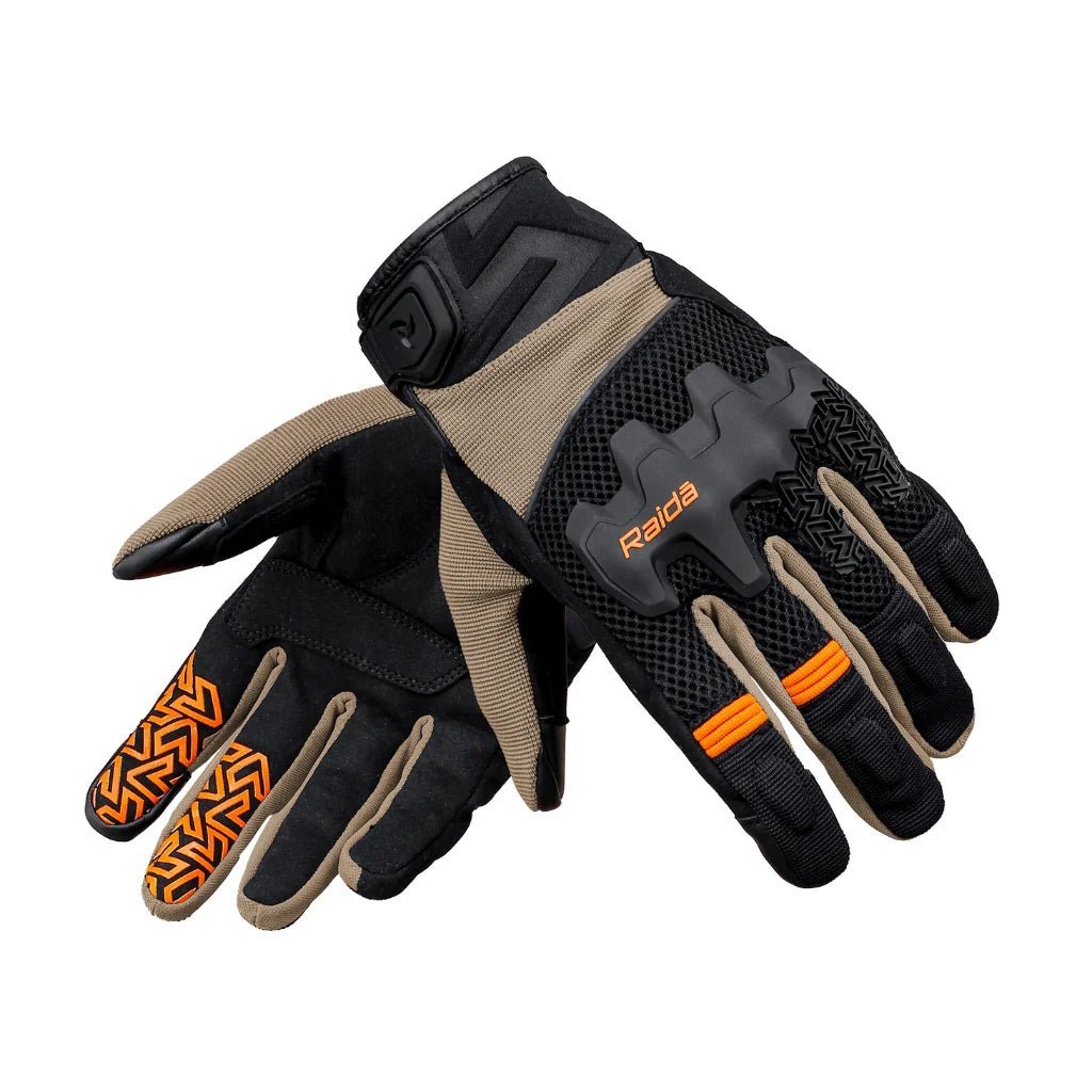 Raida Drift Motorcycle Gloves | Red - Image 9