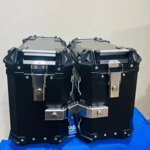 T-Bolt 37L Aluminium Motorcycle Side Panniers – Weatherproof & Lockable Side Luggage