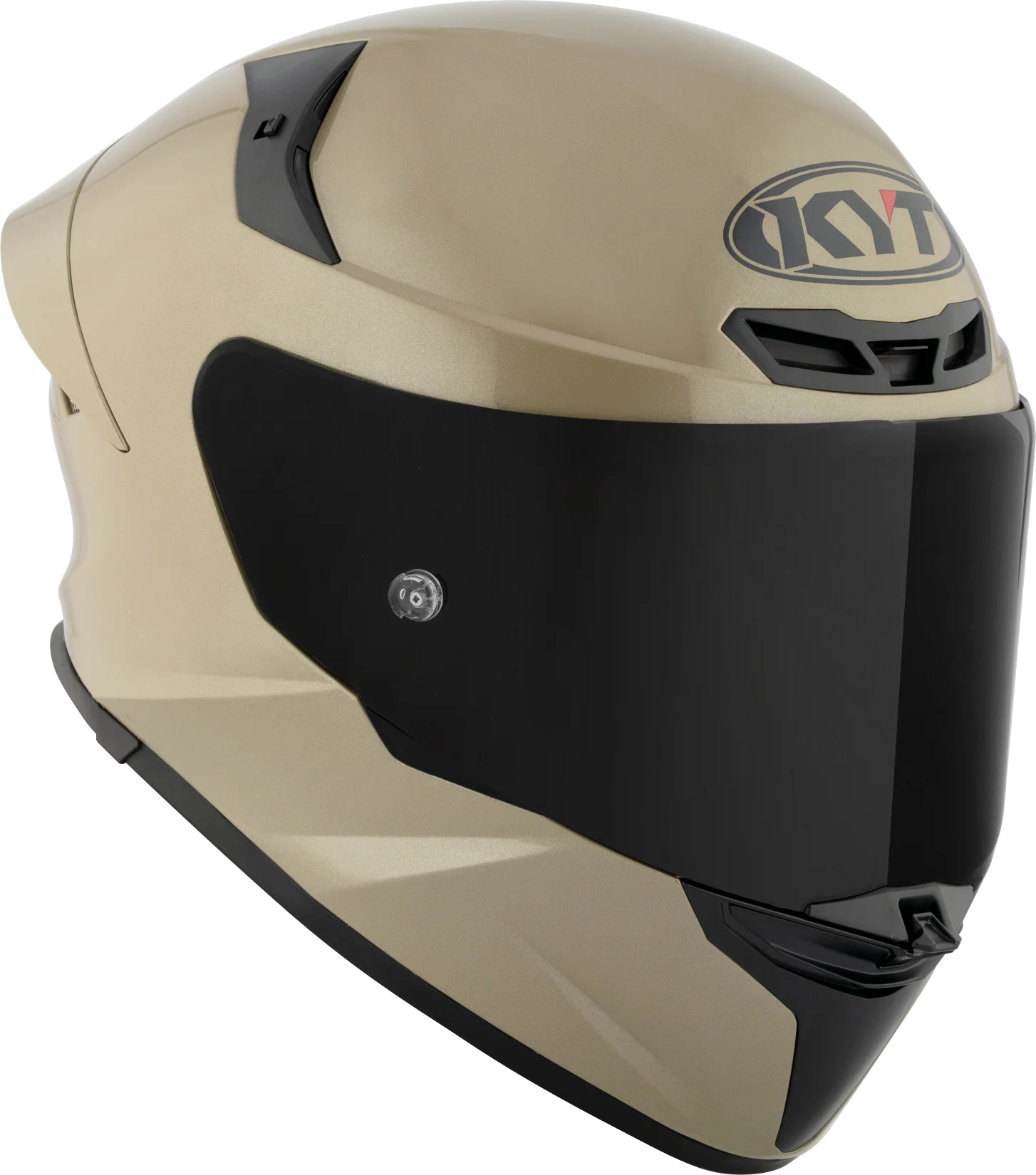 KYT TT-Revo Plain Sand Pearl Khakis Gloss - Image 4