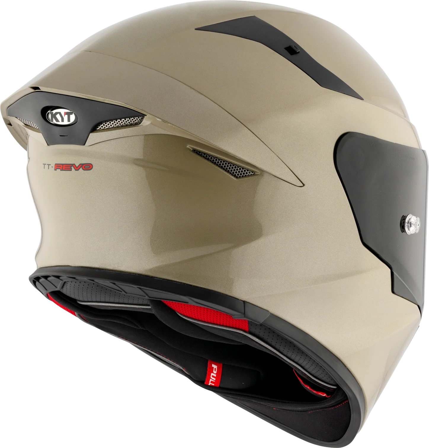 KYT TT-Revo Plain Sand Pearl Khakis Gloss - Image 6