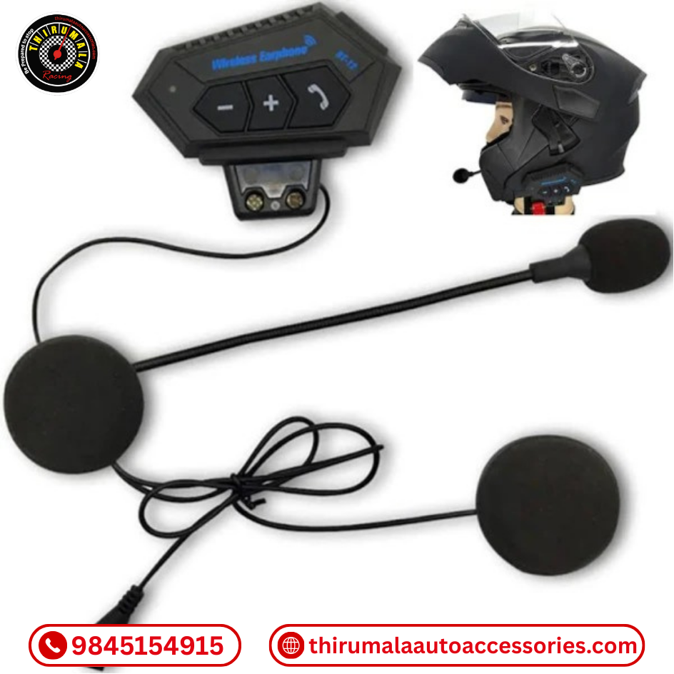 Bluetooth helmet intercom in Bangalore for motorcycle communication – Thirumala Auto Accessories
