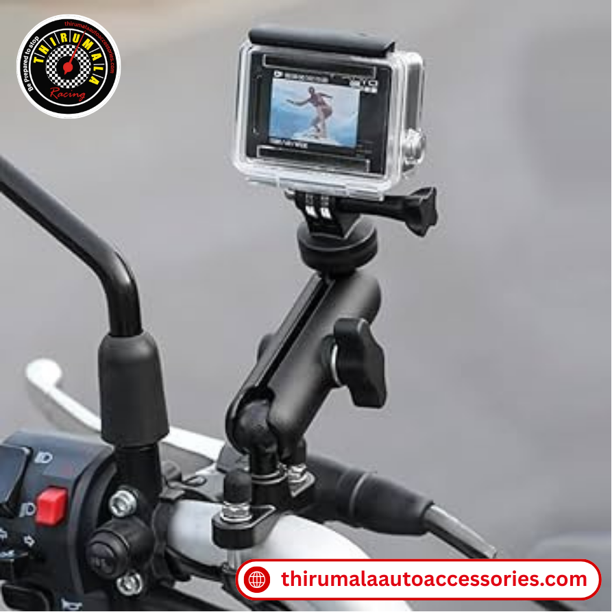 Bike action camera in Bangalore mounted on motorcycle helmet – Thirumala Auto Accessories